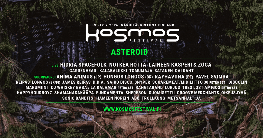 Asteroid stage lineup 2026