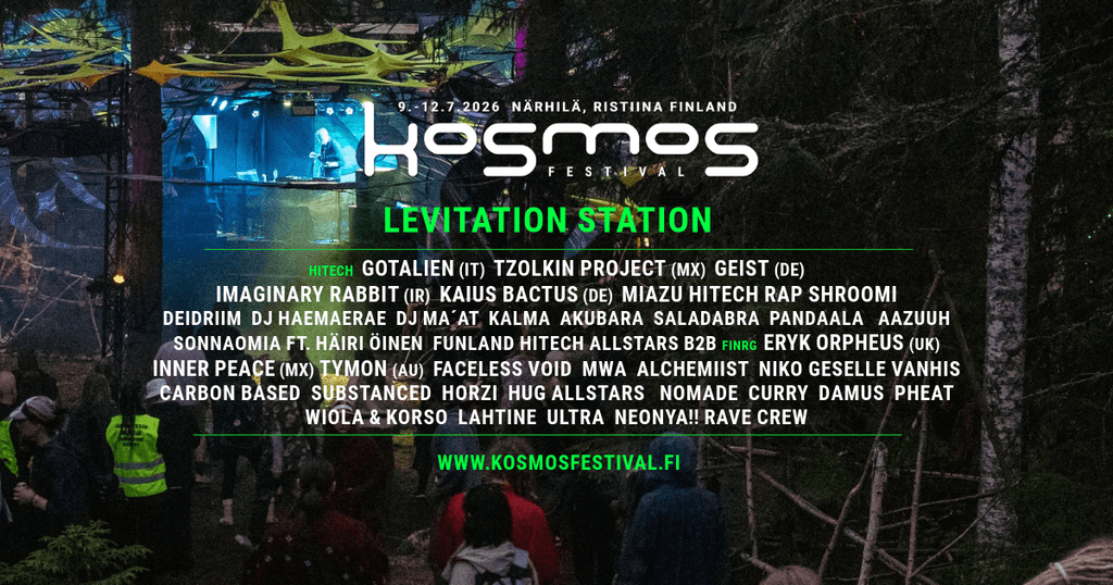 Levitation Station stage lineup 2026