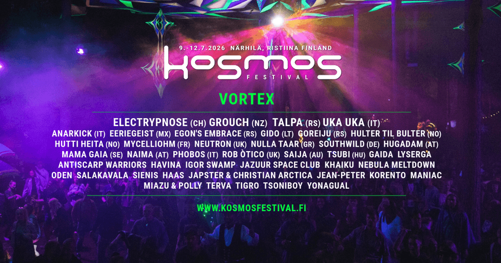 Vortex stage lineup 2026